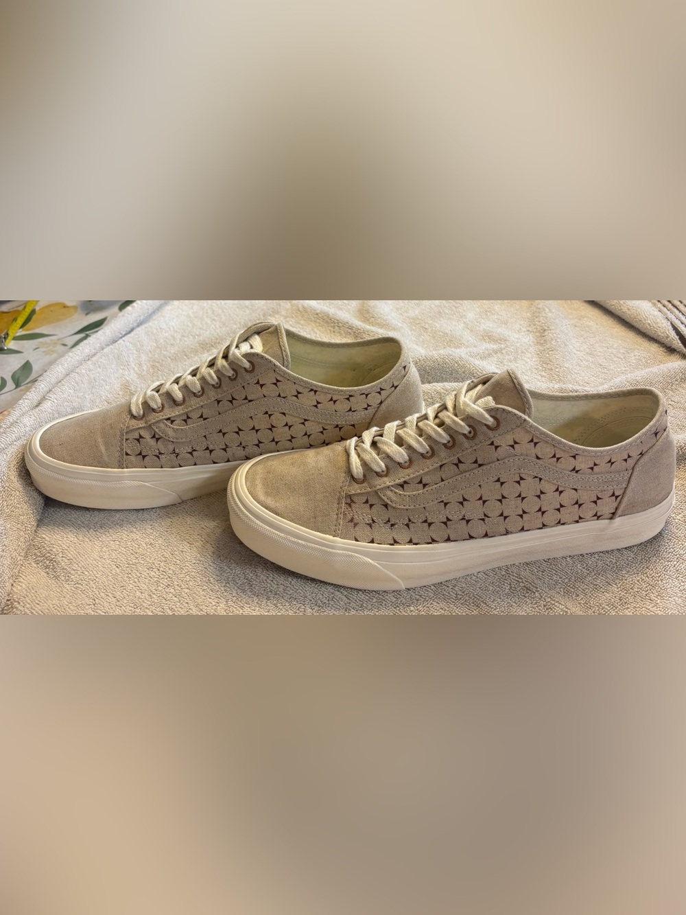 Vans Old Skool Eco Theory Checkerboard Port Sneakers. Men’s size. 11.5 - Picture 2 of 6